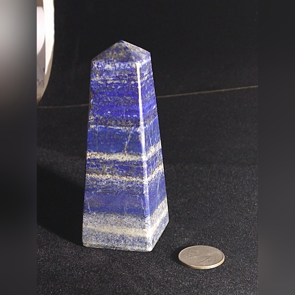 Natural Lapis Lazuli Polished Tower - Picture 1 of 1